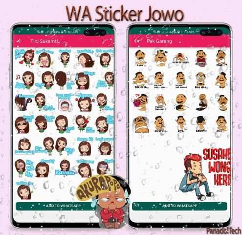 WA Sticker Jawa Cute WAStickerApps Jowo Guyon screenshot 5