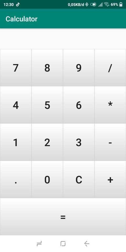 Kalkulator Simple 1 تصوير الشاشة