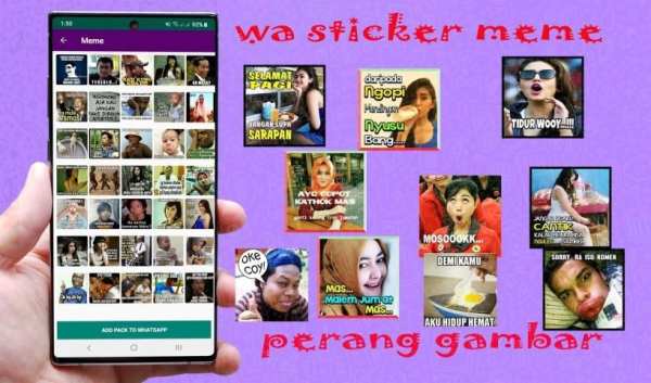 WAStickerApps MEME Stickers INDONESIA for WhatsApp screenshot 1