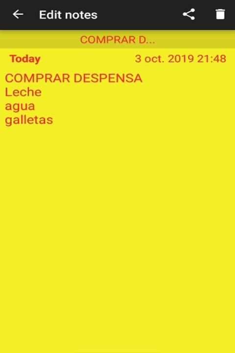 Notas screenshot 3