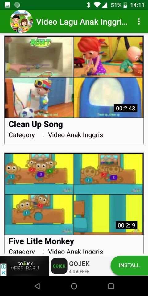 Video Lagu Anak Inggris (Oflline) screenshot 4