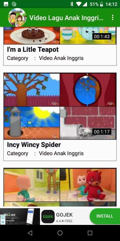 Video Lagu Anak Inggris (Oflline) screenshot 2