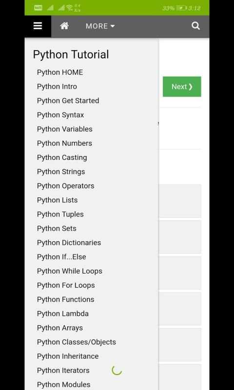 W3Schools स्क्रीनशॉट 2