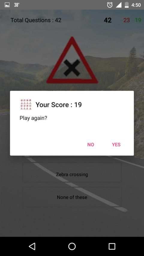 Driving theory test - Traffic signals test स्क्रीनशॉट 2