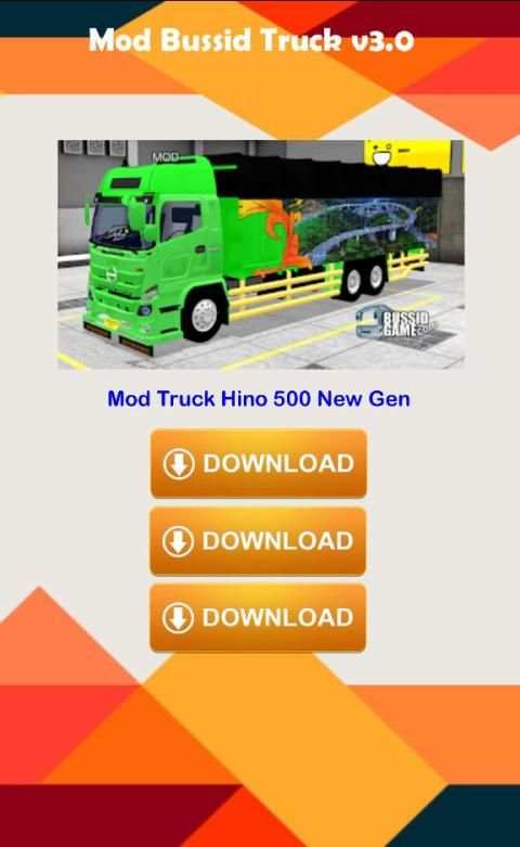 Bussid Mod Truck Indonesia Baru screenshot 1