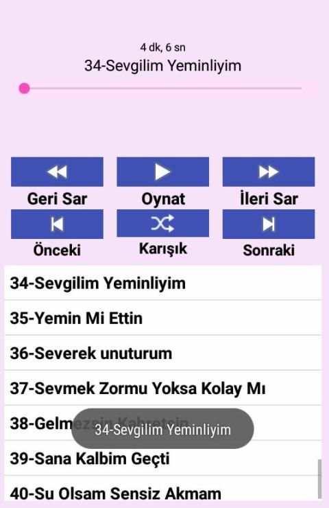 Yıldız TİL--BE Şarkıları (İnternetsiz) screenshot 3