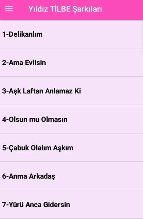 Yıldız TİL--BE Şarkıları (İnternetsiz) screenshot 2