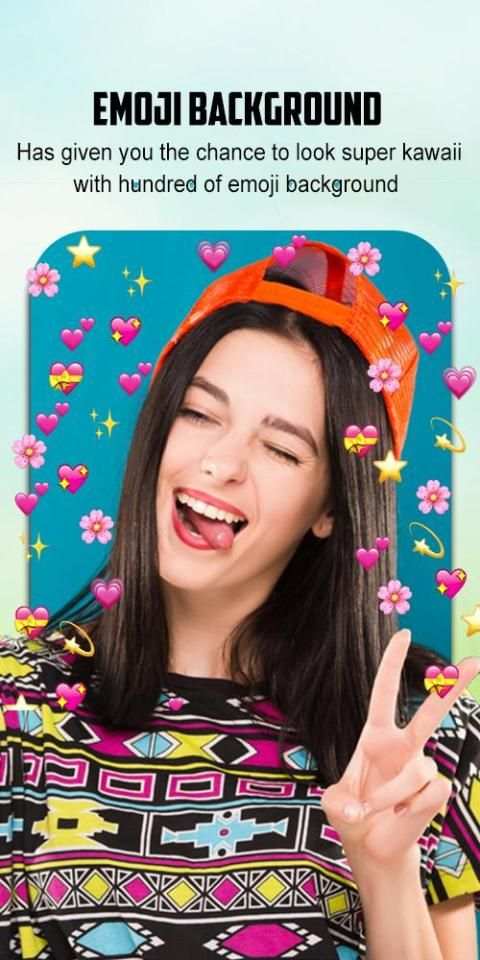 Emoji Background Photo Editor screenshot 2