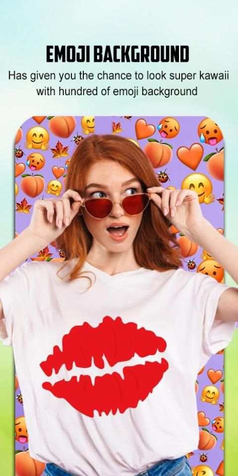 Emoji Background Photo Editor screenshot 1