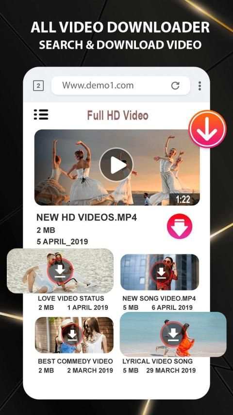 Video downloader - Free All video downloader screenshot 4