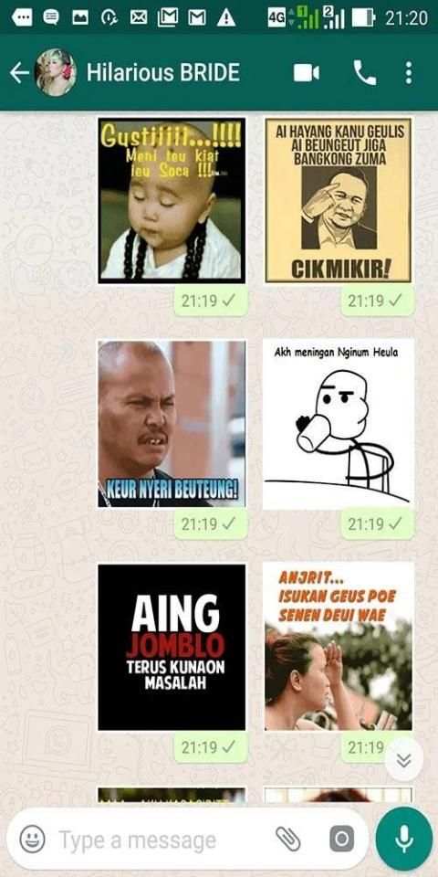 2020++ Stiker WA Perang Gambar Sunda WAStickerApp screenshot 5