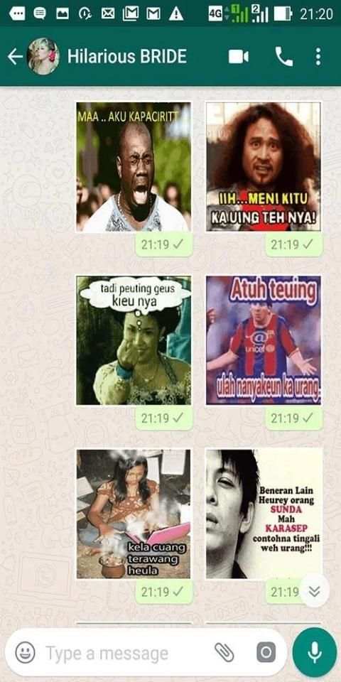 2020++ Stiker WA Perang Gambar Sunda WAStickerApp screenshot 4