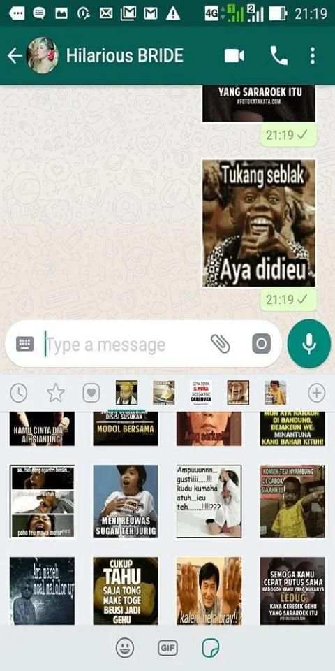2020++ Stiker WA Perang Gambar Sunda WAStickerApp screenshot 6