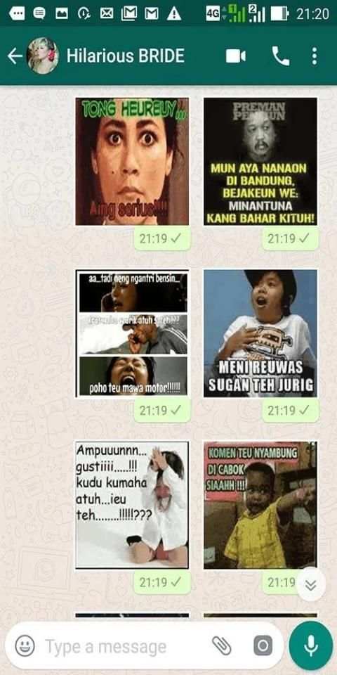 2020++ Stiker WA Perang Gambar Sunda WAStickerApp screenshot 2