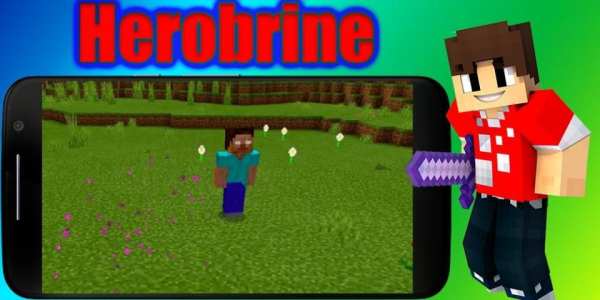 Herobrine Mod Minecraft screenshot 1