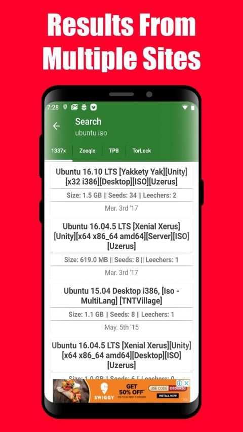 Torrentvilla Lite : A Torrent Downloader स्क्रीनशॉट 3