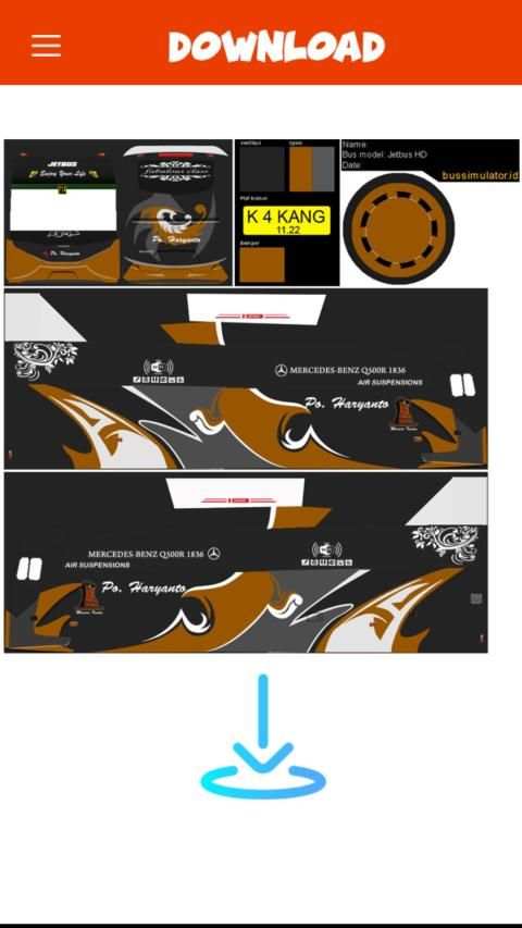 Livery Bussid Hariyanto screenshot 5