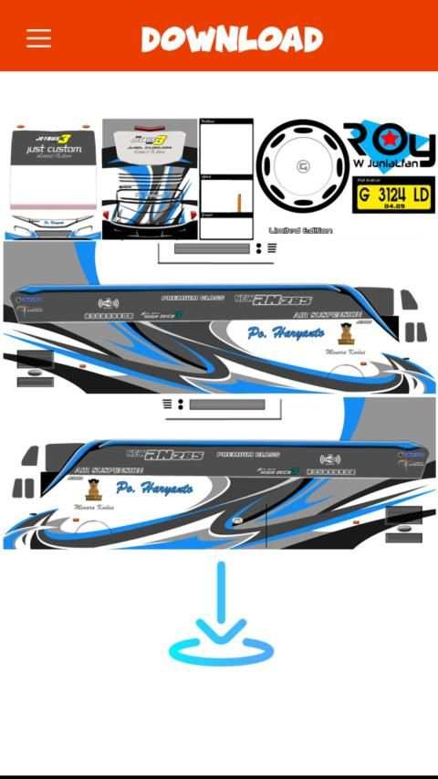 Livery Bussid Hariyanto screenshot 1