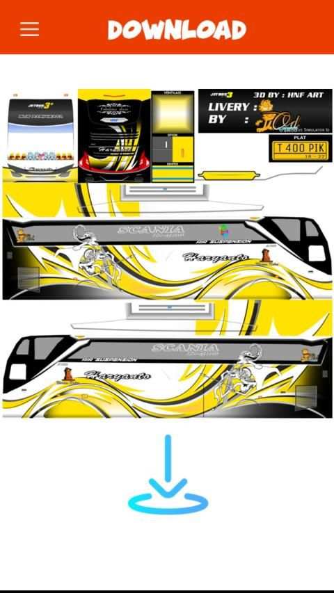 Livery Bussid Hariyanto screenshot 3