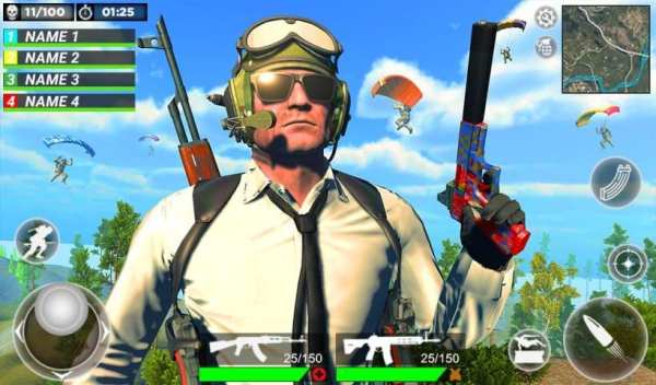 Free Battleground Fire Squad - Free FPS Shooting screenshot 1