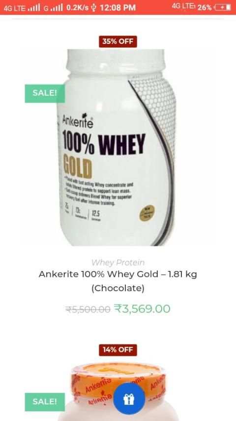 ALLFITTS : Online Supplements shopping app screenshot 1