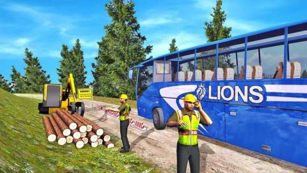 बिना सड़क के बस चालन खेलों 2019 - Offroad Bus 2019 स्क्रीनशॉट 3
