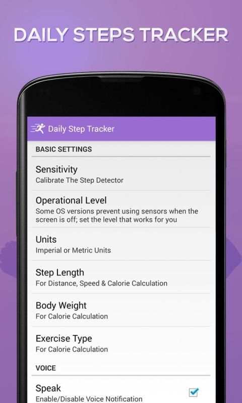 Daily Steps Tracker स्क्रीनशॉट 2