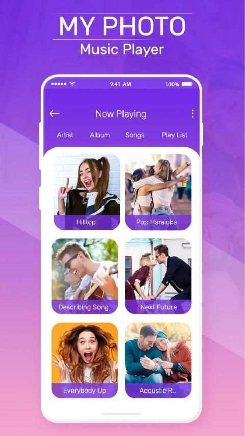 My Photo Music Player स्क्रीनशॉट 4