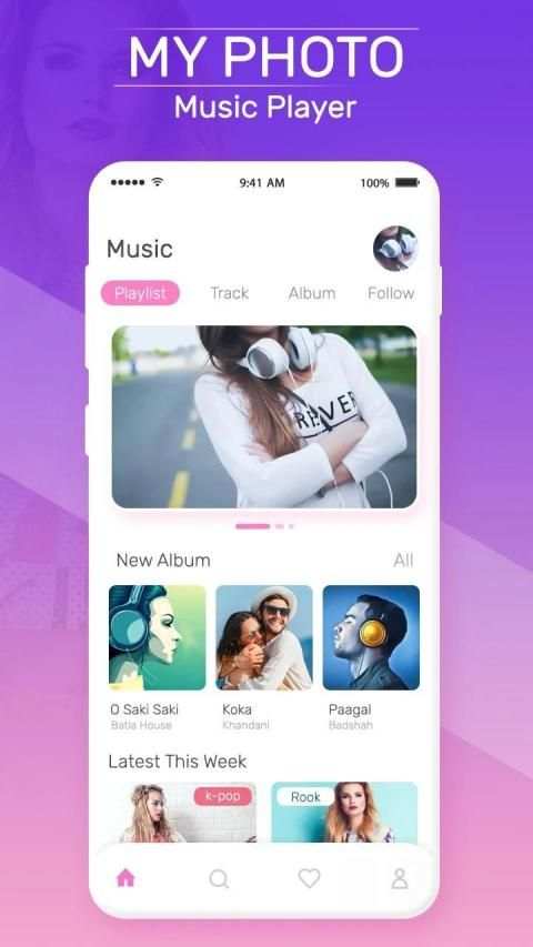 My Photo Music Player स्क्रीनशॉट 2