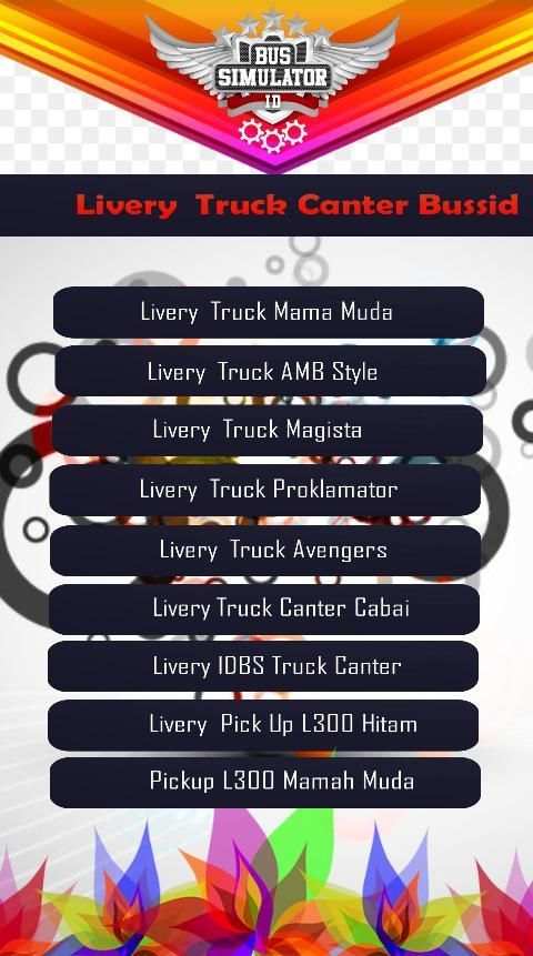 Livery Mod Truck Canter Bussid screenshot 5