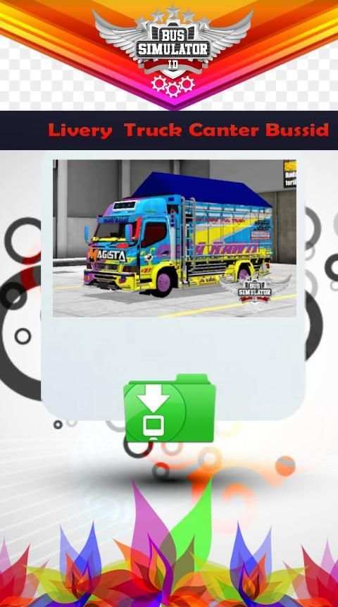 Livery Mod Truck Canter Bussid screenshot 2