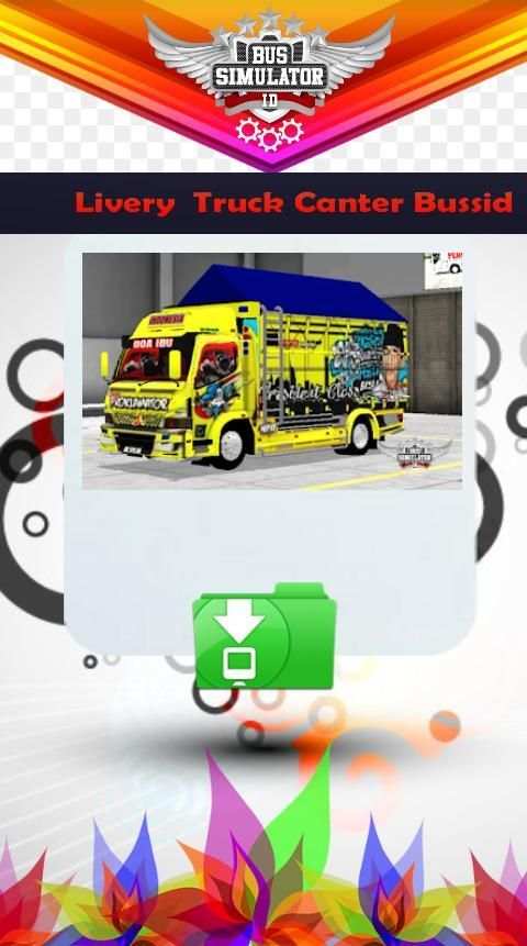 Livery Mod Truck Canter Bussid screenshot 1