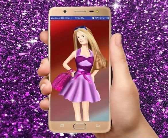 Barbie Doll Coloring Pages Drawing screenshot 1