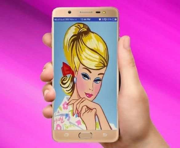 Barbie Doll Coloring Pages Drawing screenshot 4