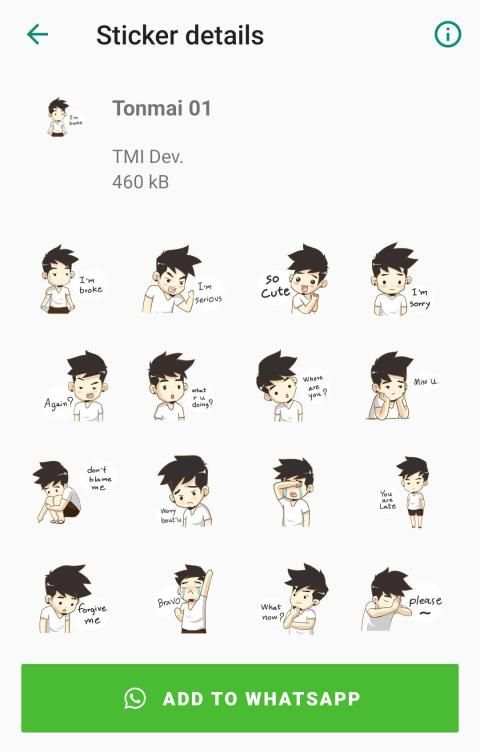 Stickers Tonmai and Jenny screenshot 3
