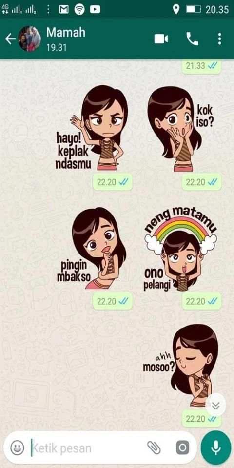 Stiker WA Jowo Suzy WAstickerapps screenshot 8