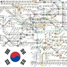 SEOUL KTX METRO SUBWAY MAP