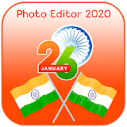 26 January Gif Photo Editor &amp; Photo Frame Maker आइकन