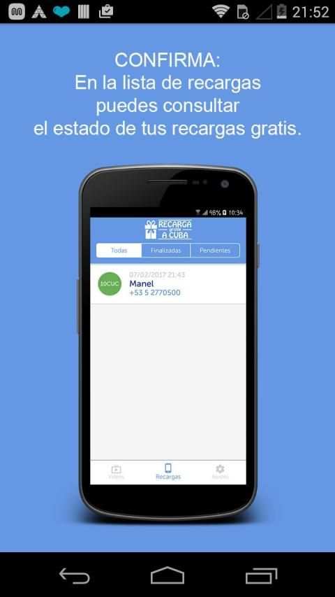 Recargas GRATIS a Cuba screenshot 3