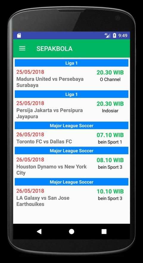 Siaran Bola dan TV screenshot 2