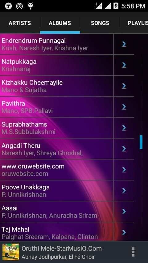 Tune on screenshot 1