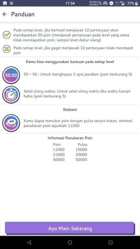 PulKuis - Main Kuis Dapat Pulsa screenshot 2