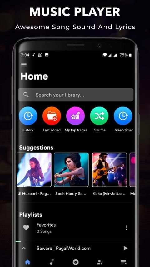 Musically: Music Player स्क्रीनशॉट 2