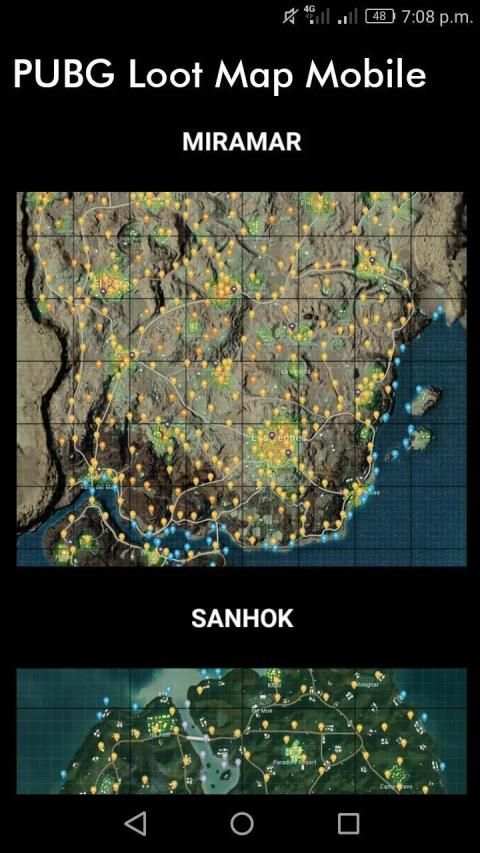 PUBG Loot Map - Mobile screenshot 2
