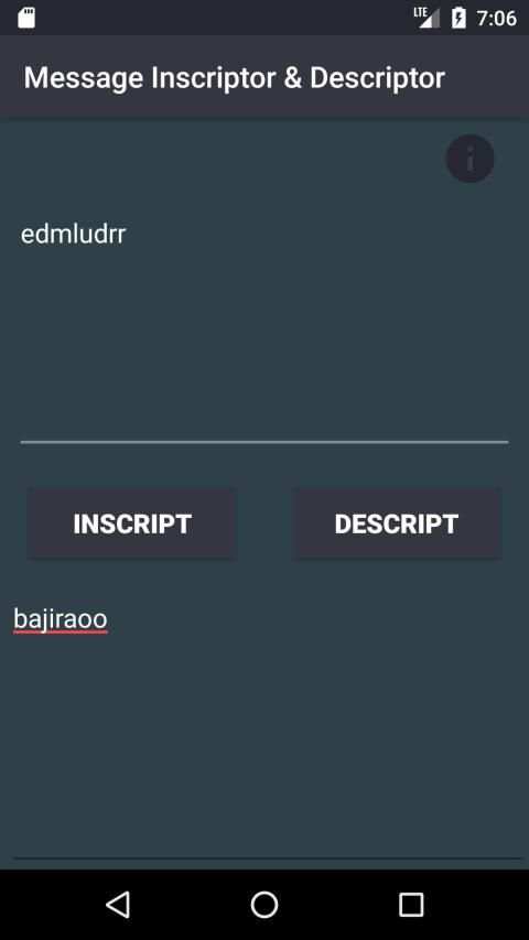 Message inscriptor & descriptor स्क्रीनशॉट 2