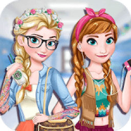 ikon ❄️ Modern Sisters Princess Makeup Dress up