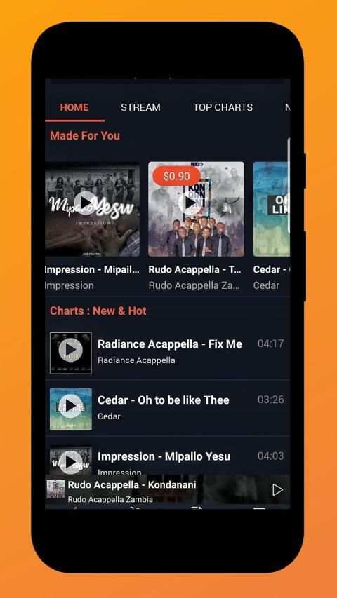 Gospel Musik Cloud App screenshot 1
