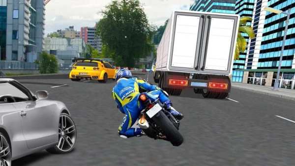 Traffic Highway Rider Bike Rush screenshot 2