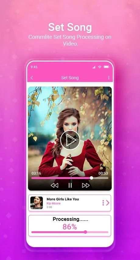 Video me gana Badle - Audio Video Mixer screenshot 2