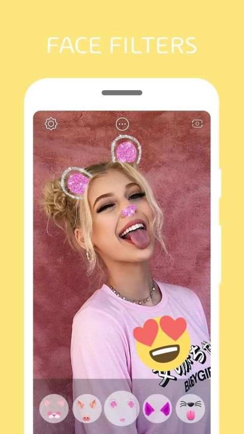Beauty Selfie Plus - Sweet Camera, Face Stickers* स्क्रीनशॉट 3